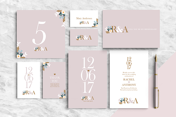 Wedding Collection: 7 sets-49 files in Wedding Templates - product preview 7