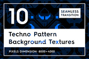 10 Techno Pattern Backgrounds