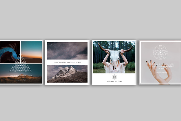 Universal Spirit - Social Media Pack in Instagram Templates - product preview 1