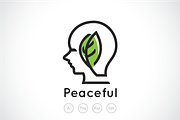 Green Mind Logo Template