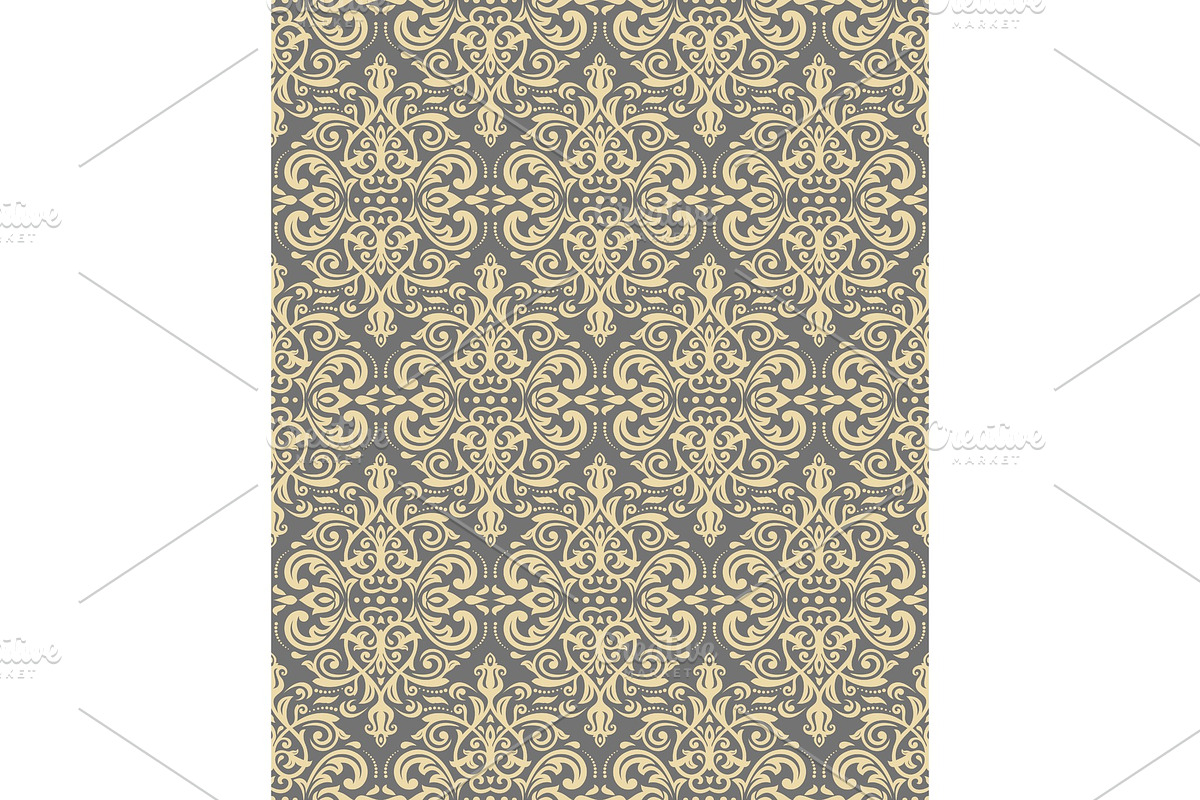 Orient Seamless Vector Background in Patterns - product preview 8