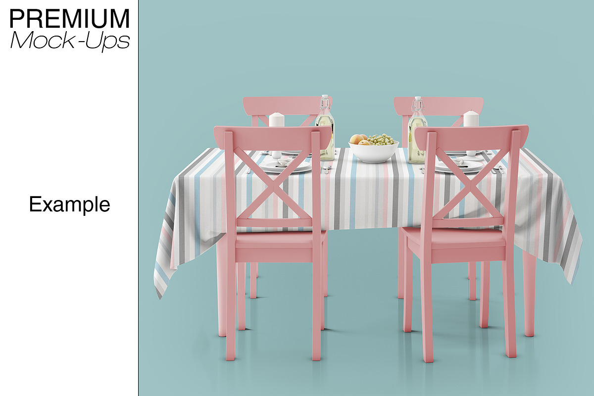 Download Tablecloth Mockup Set | Creative Mockup Templates ~ Creative Market