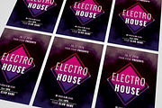 Electro House Music Flyer