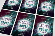 Electro House Music Flyer