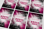 Electro House Music Flyer #033