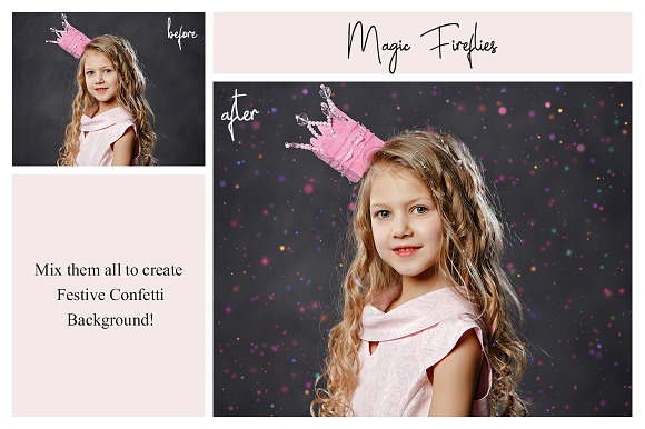 20 Magic Fireflies Overlays in Photoshop Layer Styles - product preview 6
