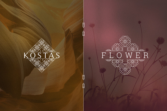 [Spring Vibes] 40 Mosaic Logos -50% in Logo Templates - product preview 8