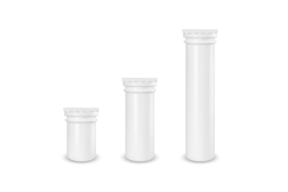 Plastic white tube in Product Mockups - product preview 8
