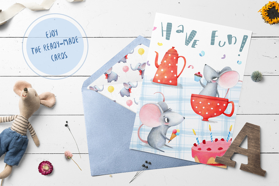 Greeting collection in Illustrations - product preview 8
