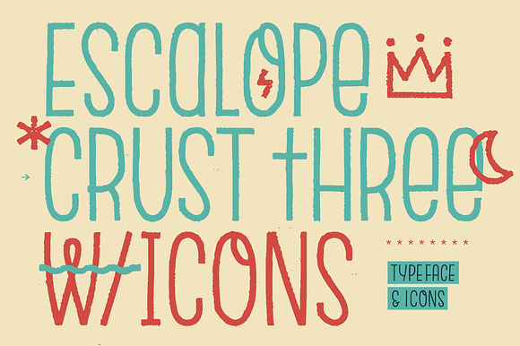 Escalope Crust Three + Icons in Icon Fonts - product preview 17