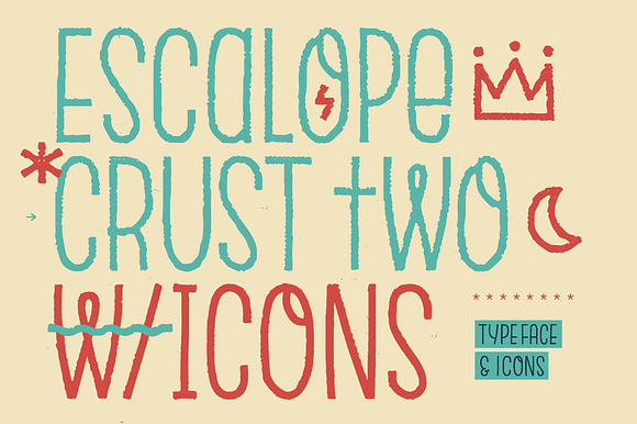 Escalope Crust Two + Icons in Icon Fonts - product preview 17