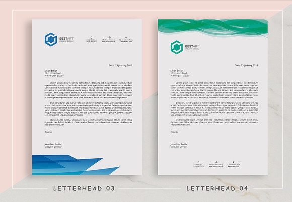 Letterhead Bundle in Stationery Templates - product preview 2