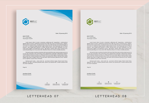 Letterhead Bundle in Stationery Templates - product preview 4