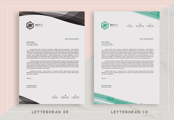Letterhead Bundle in Stationery Templates - product preview 5