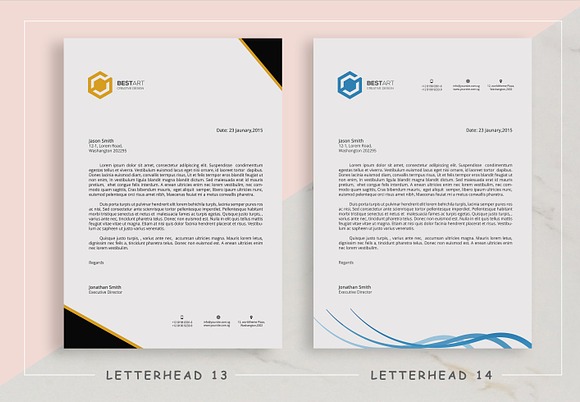 Letterhead Bundle in Stationery Templates - product preview 7