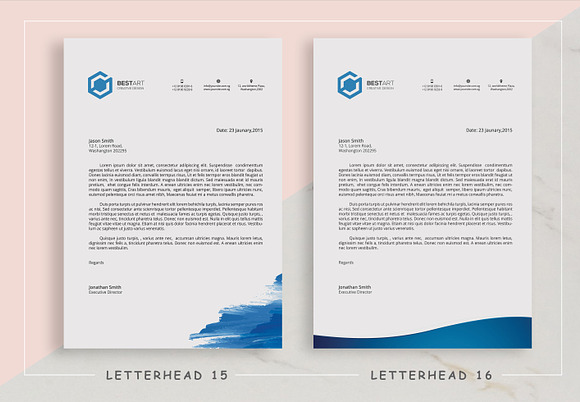 Letterhead Bundle in Stationery Templates - product preview 8