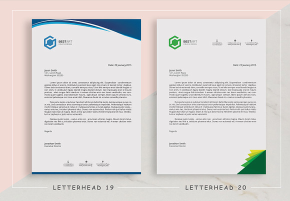 Letterhead Bundle in Stationery Templates - product preview 10