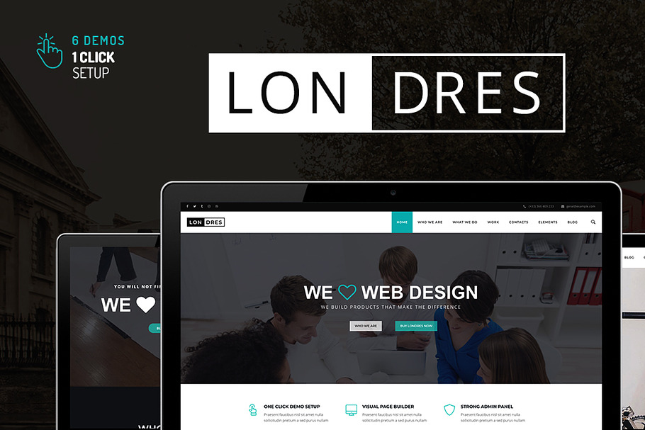Londres - Stylish Wordpress Theme in WordPress Business Themes - product preview 8