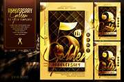 Golden Anniversary V2 Flyer Template