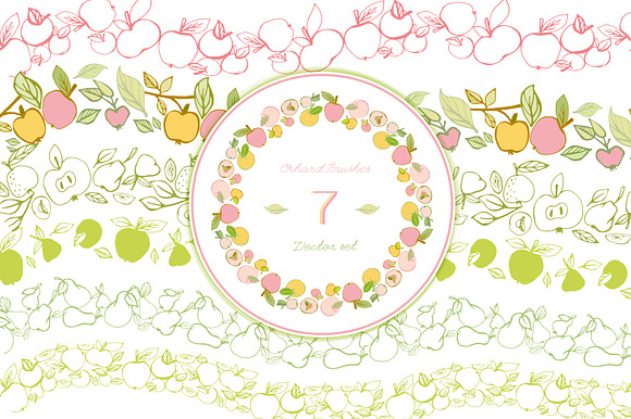 Apple Orchard vector collection in Illustrations - product preview 4