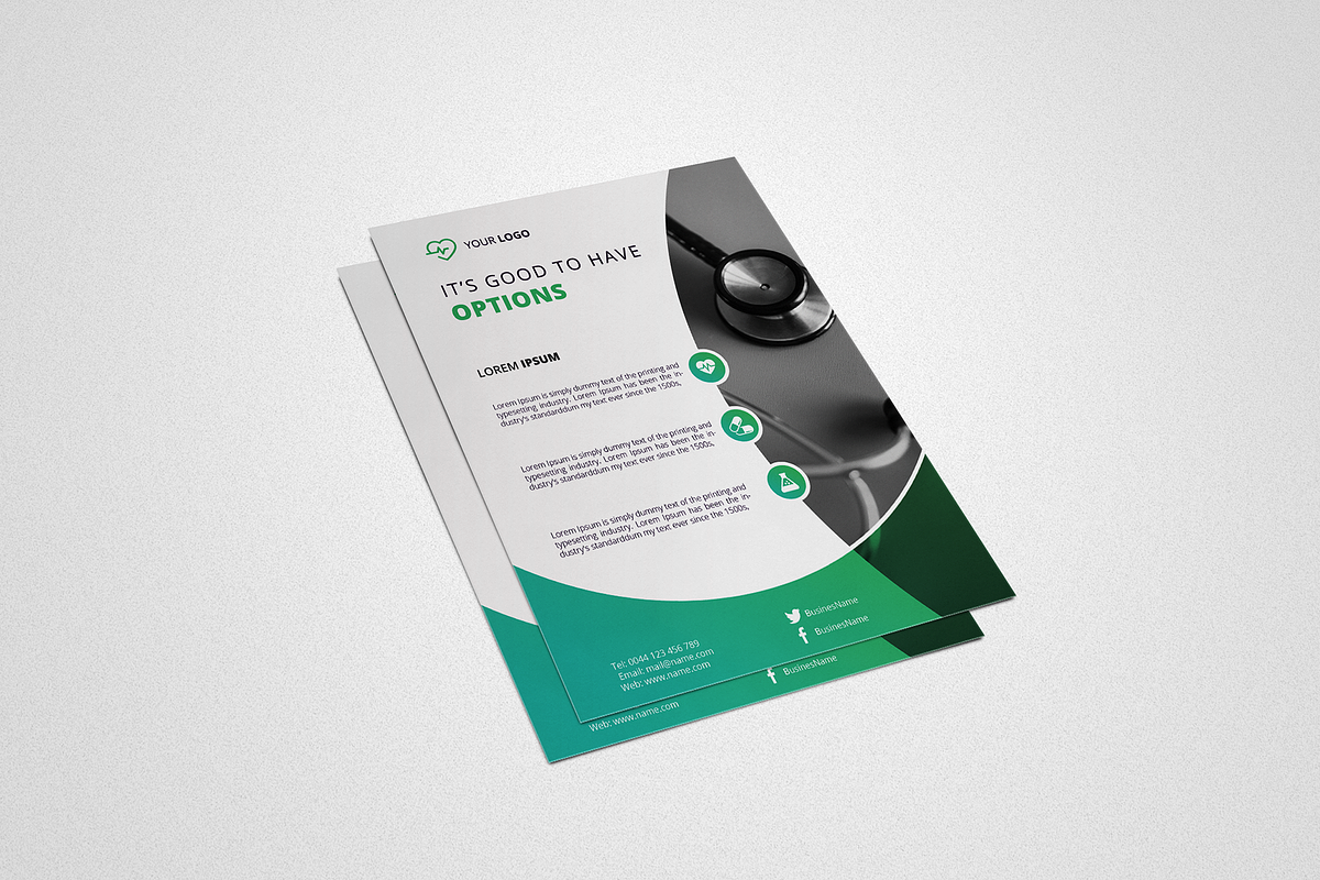 Medical Flyer #027 in Flyer Templates - product preview 8