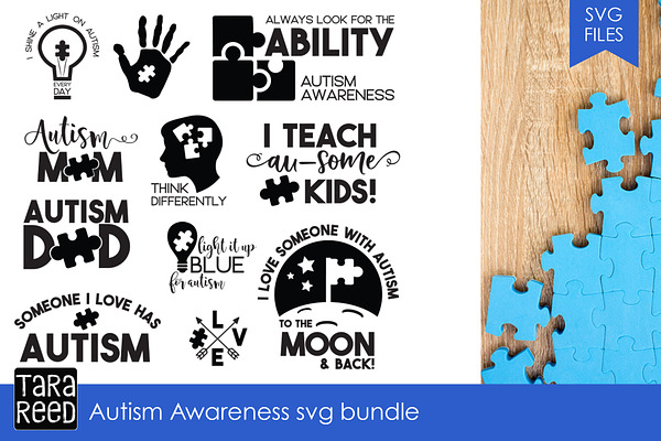 Autism Awareness SVG Bundle