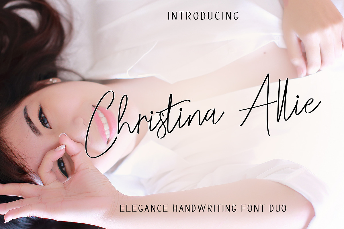 Christina  Allie in Script Fonts - product preview 8