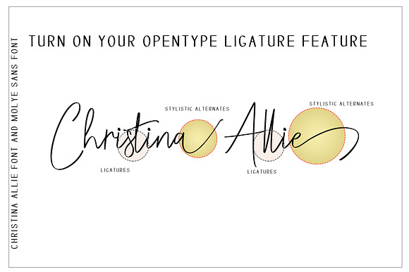 Christina  Allie in Script Fonts - product preview 5