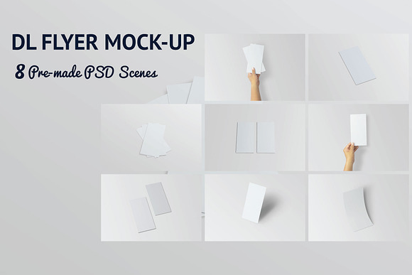 DL Flyer Mockup in Print Mockups - product preview 9