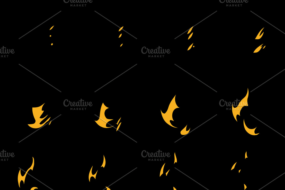Sprite Sheets Flame. Ready for games. in Illustrations - product preview 8