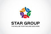 Star Group Logo Template