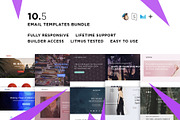 10 Email templates bundle V