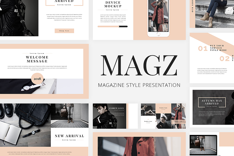 Magz - Lookbook Powerpoint Template in PowerPoint Templates - product preview 8