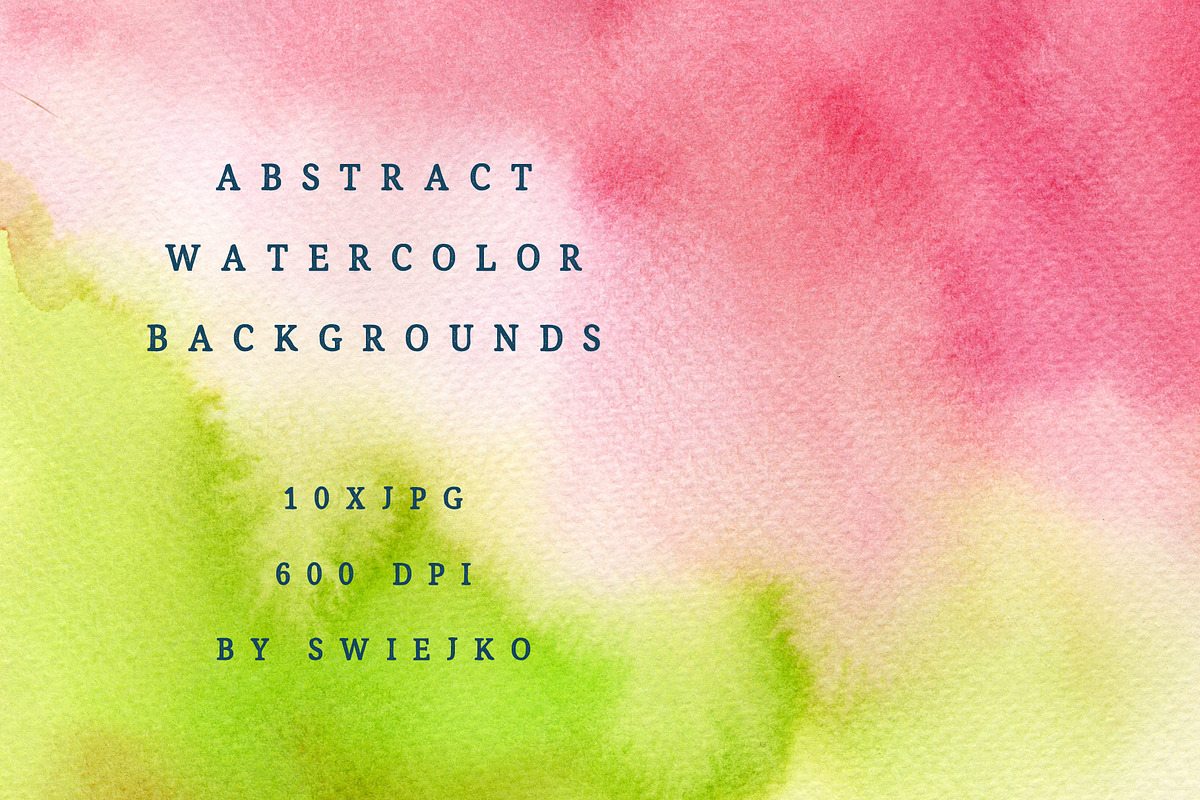 Abstract Watercolor Background in Illustrations - product preview 8