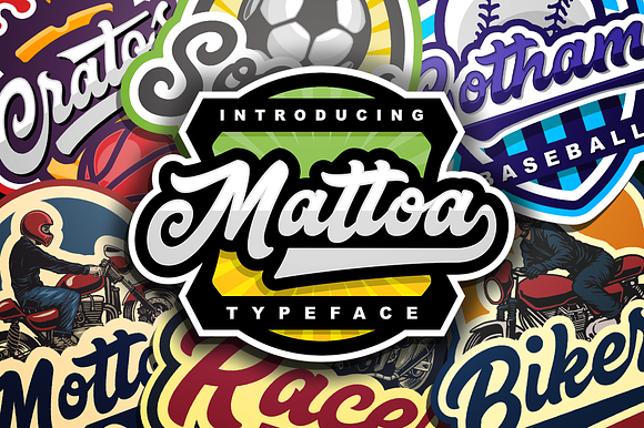 Mattoa in Script Fonts - product preview 12