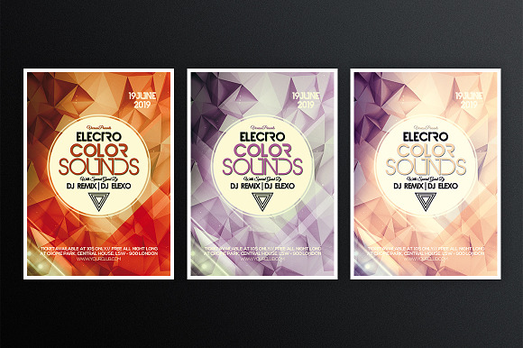 Electro Sounds 10 in Flyer Templates - product preview 2
