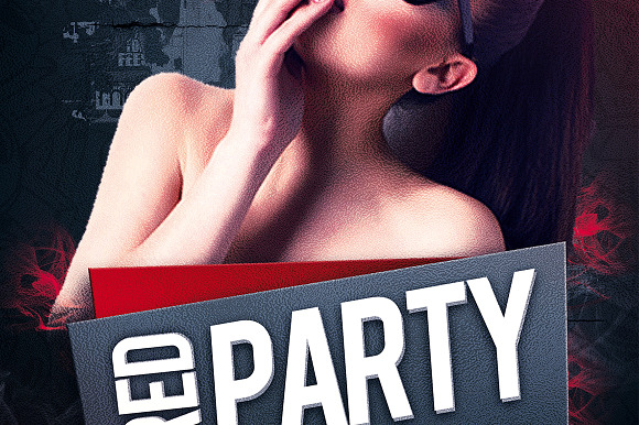 Red Party 1 in Flyer Templates - product preview 4