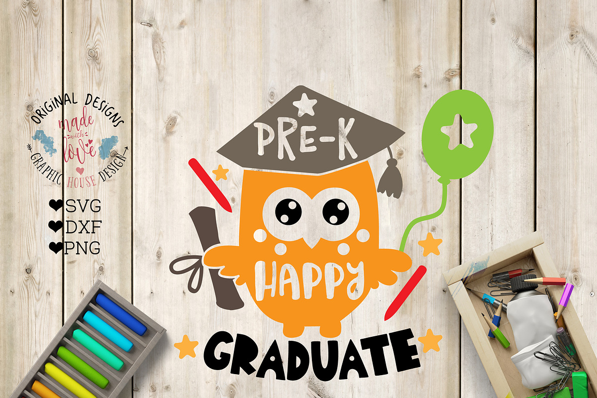 Preschool Happy Graduate in Illustrations - product preview 8