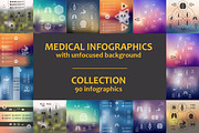 90 MEDICAL INFOGRAPHICS. Collection