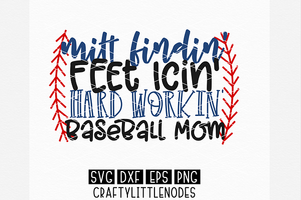 Baseball Mom Shirt Design