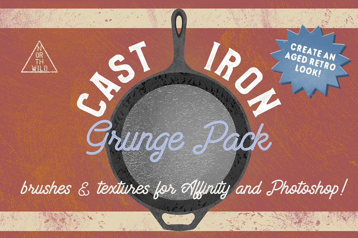 Cast Iron Grunge Brushes & Textures in Add-Ons - product preview 8