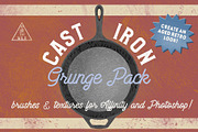 Cast Iron Grunge Brushes & Textures
