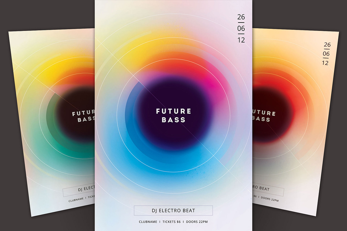 Future Bass Flyer in Flyer Templates - product preview 8