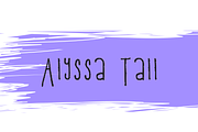 Alyssa Tall Handwriting