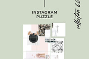 Raven Instagram Puzzle Template