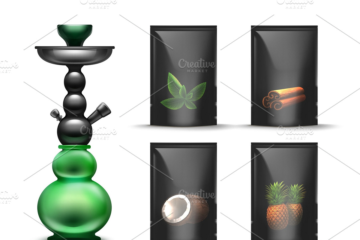Shisha tobacco packs in Graphics - product preview 8
