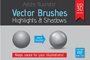 Highlight & Shadow Vector Brushes