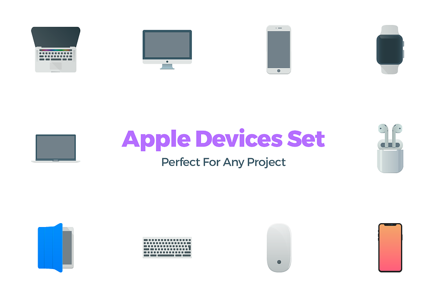Apple Devices Set in Graphics - product preview 8