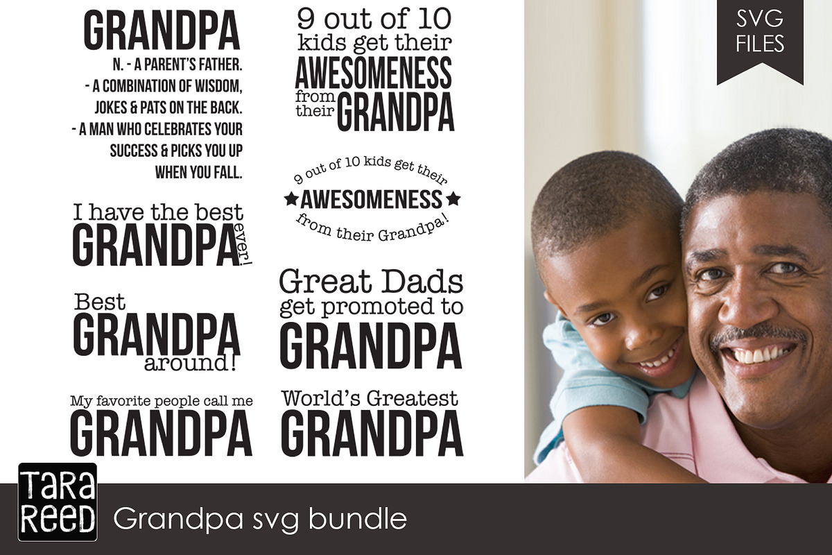 Grandpa SVG Bundle in Illustrations - product preview 8