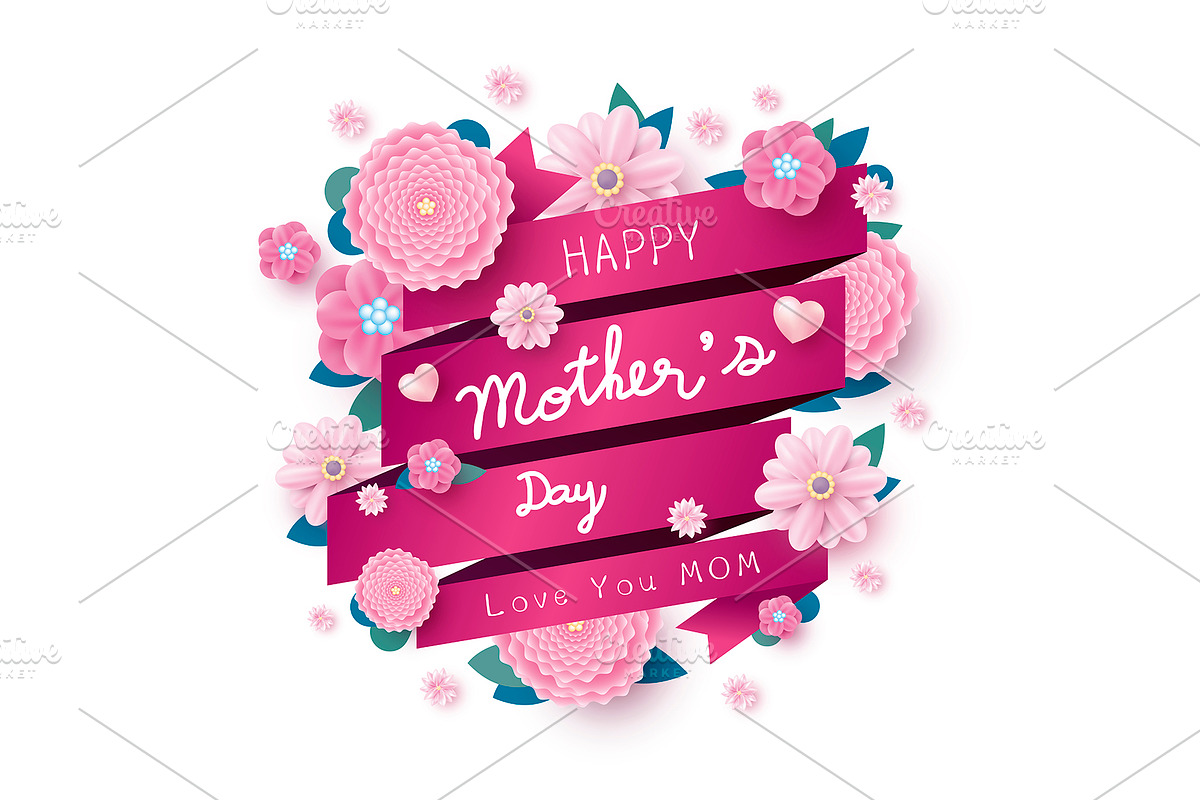 Happy mother's day design in Illustrations - product preview 8
